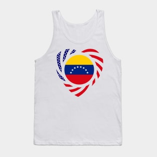 Venezuelan American Multinational Patriot Flag (8 Stars) (Heart) Tank Top